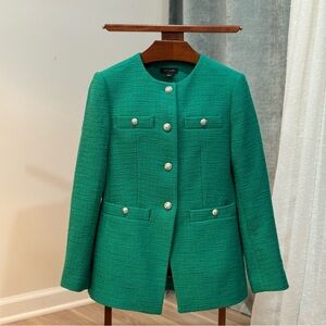Ann Taylor Vibrant Green Blazer